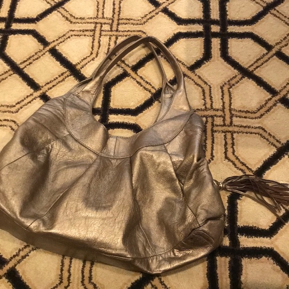 Sigrid Olsen Handbags - Sigrid Olsen Hobo purse gold/bronze 3 compartment